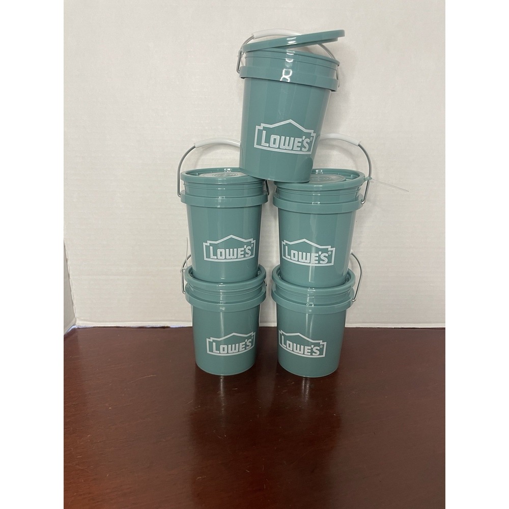 5 Viral Lowe's Mini Teal/turquoise Viral Mini Bucket